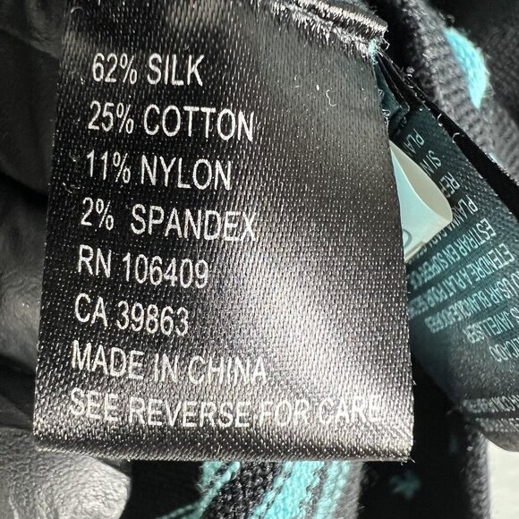 NEW Tahari Arthur S Levine Set 10 Aqua Blazer Silk Blend Tank Black Pants Preppy - Picture 13 of 16